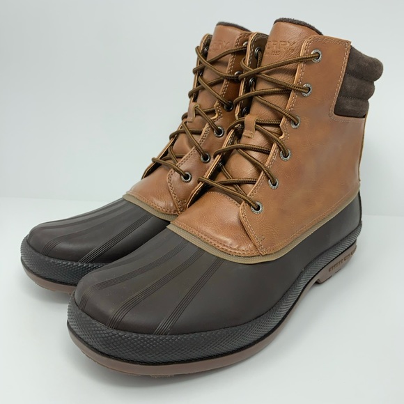 Sperry Cold Bay Thinsulate Brown Duck Boots 19551 - Picture 3 of 8